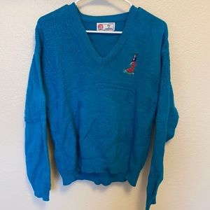 Vintage golf sweater